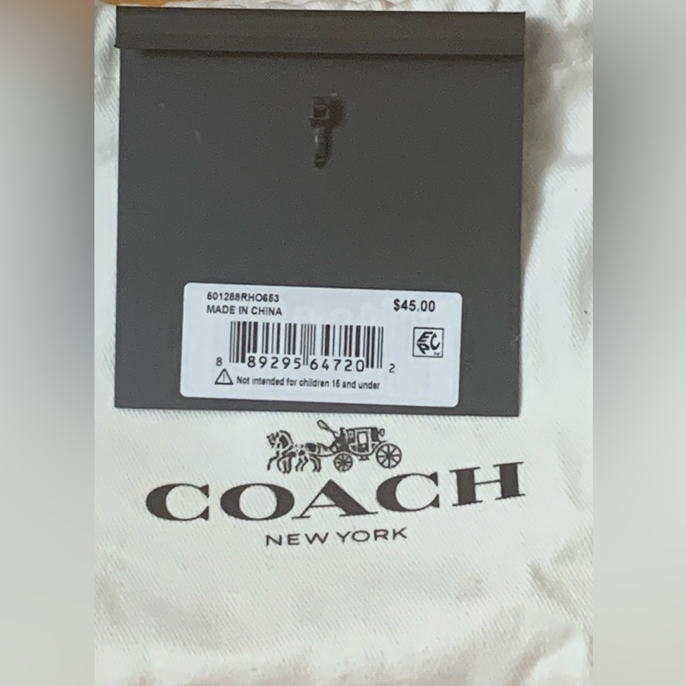 COACH Pink Collectible Signature Glittery Cherry Charm MSRP $45 w/Dust Bag - Picture 6 of 7
